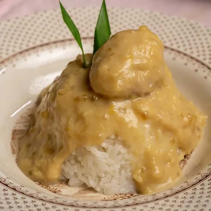 Resepi Bubur Durian & Pulut Kukus Paling Padu