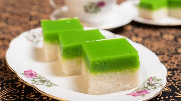 Kuih Seri Muka Permukaan Yang Licin
